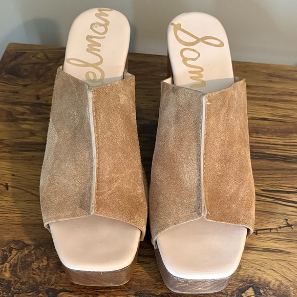 Sam Edelman Shoes - Sam Edelman Josselyn Platform Mules Size 10 Color “Whiskey”